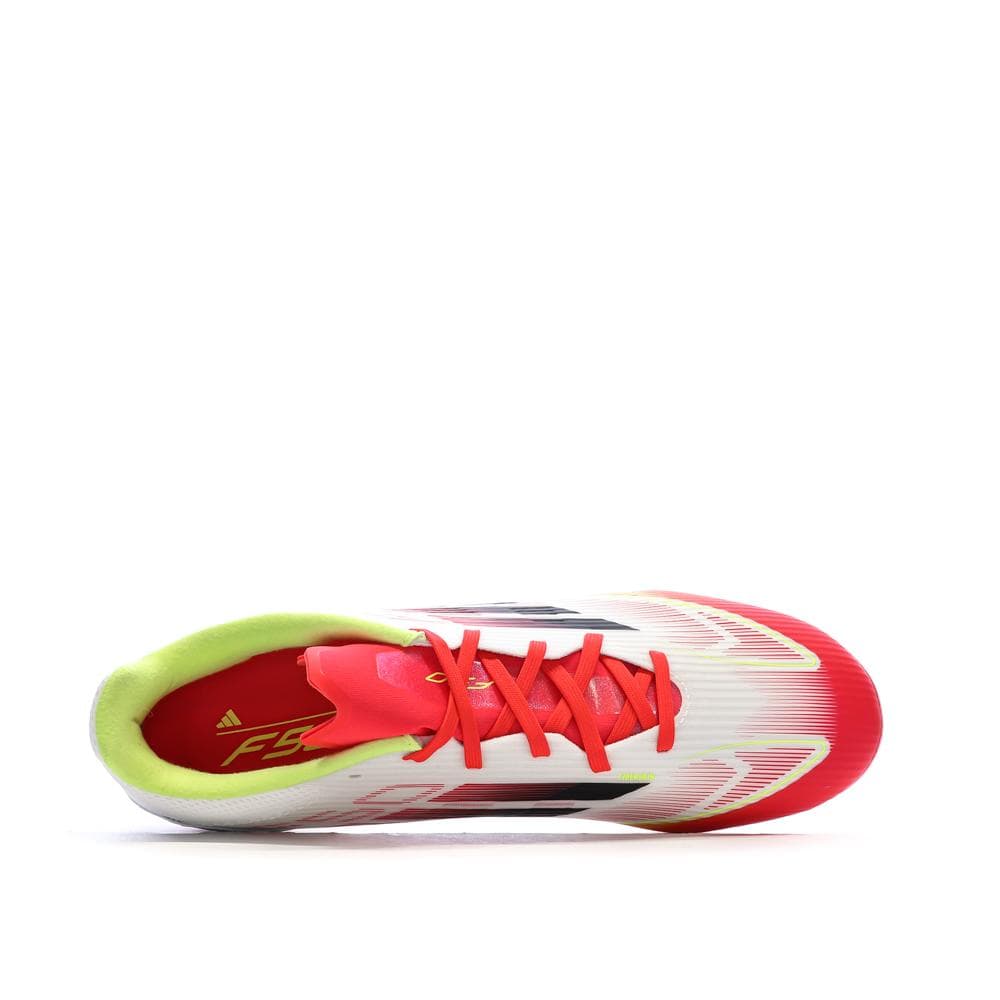 Chaussures de Foot Blanc/Rouge Adidas F50 League FG/MG 4