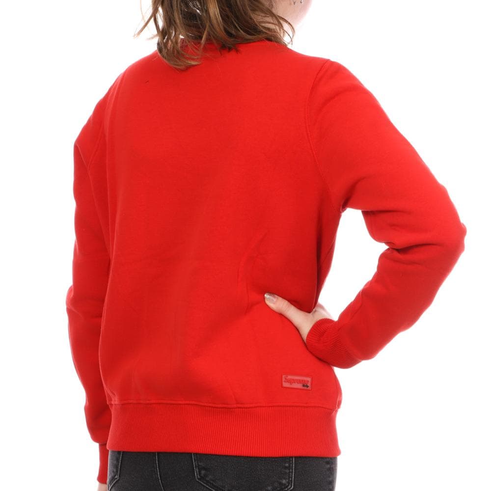 Sweat rouge femme Supreme Claren 2