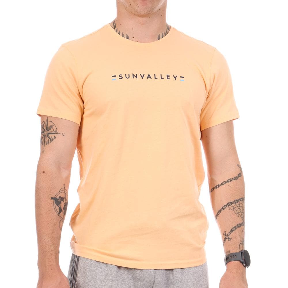T-shirt Orange Homme Sun Valley Codrep 1