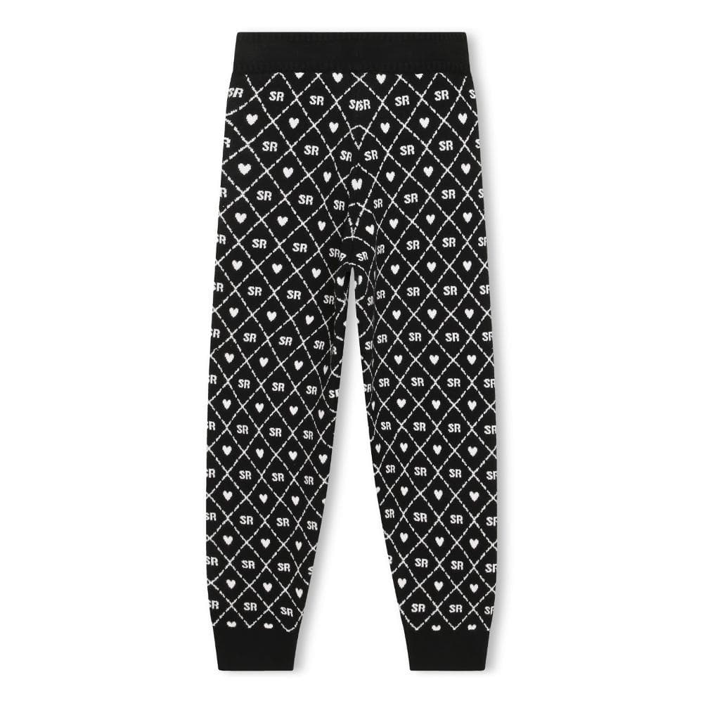 Jogging Noir/Blanc Ado Sonia Rykiel A14019 2