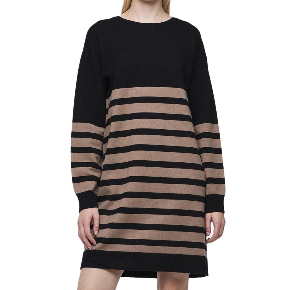 Robe Noir/Marron Femme Pieces Penelope 1