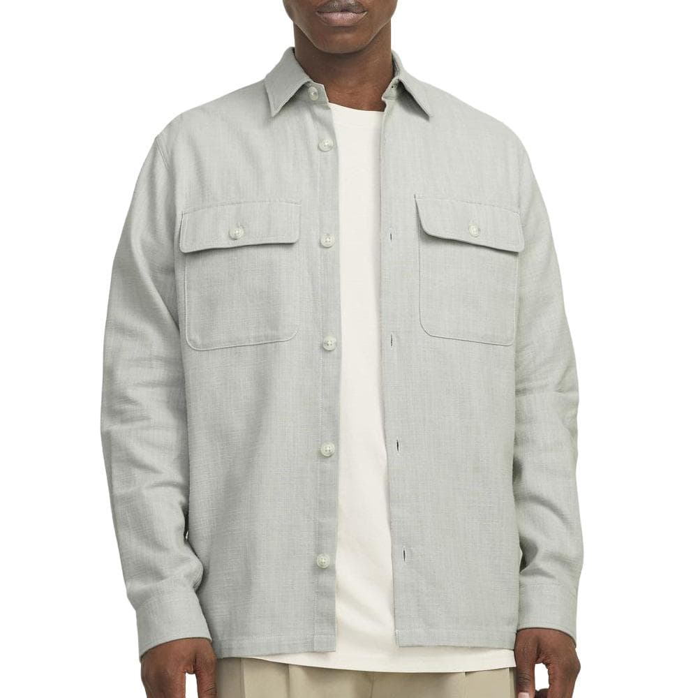 Chemise Vert Homme Jack & Jones Spring Solid 1