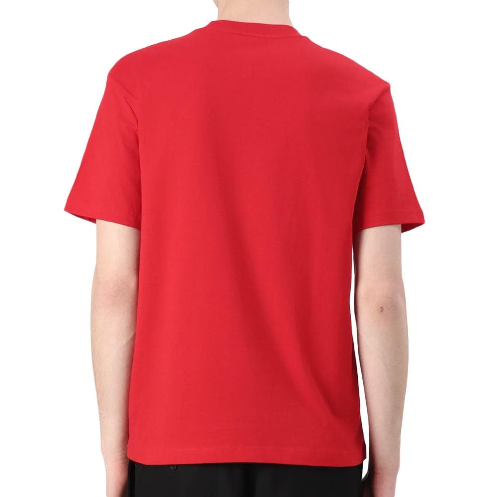 T-Shirt Rouge Vif Homme Lacoste Essentiel 2
