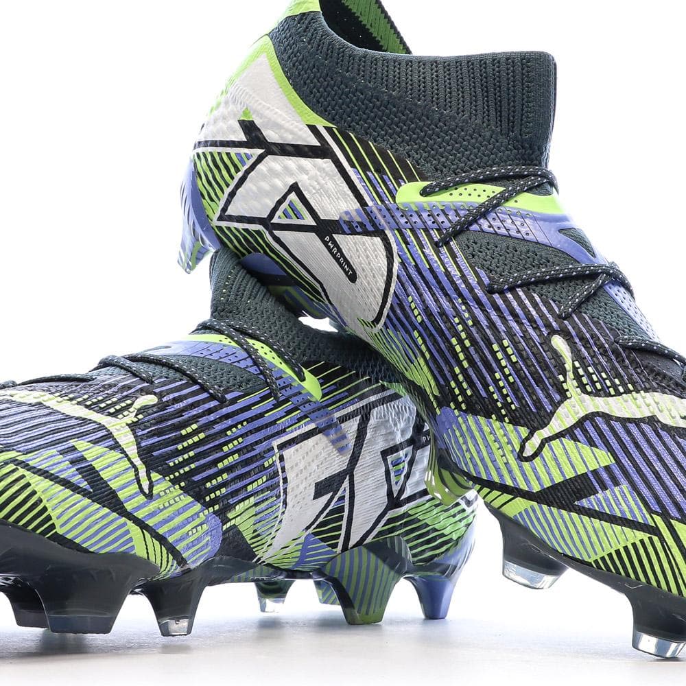 Chaussures de Foot Marines/Vertes Homme Puma Future 7 Ultimate FG/AG 7