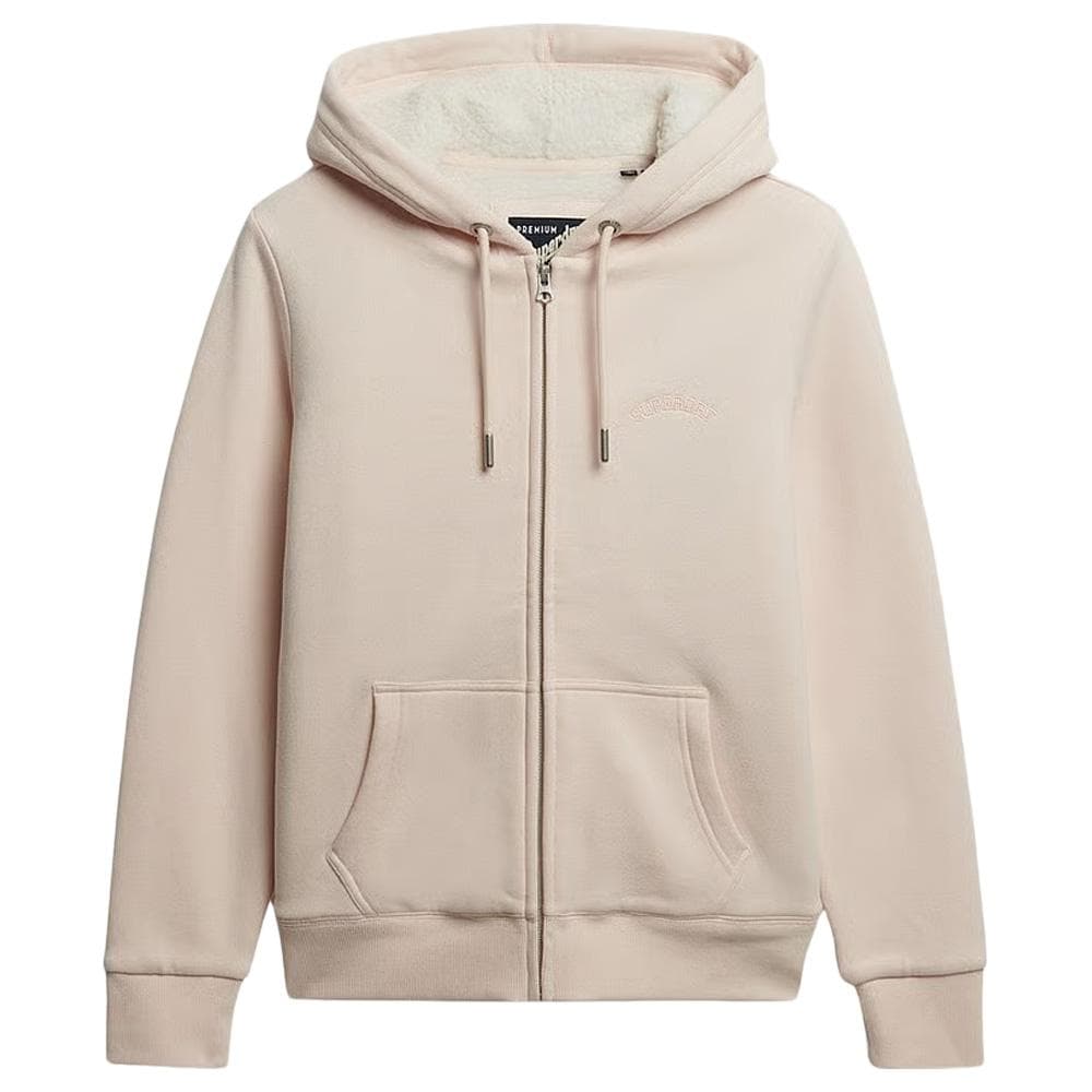 Sweat Zippé Rose Femme Superdry Borg 1
