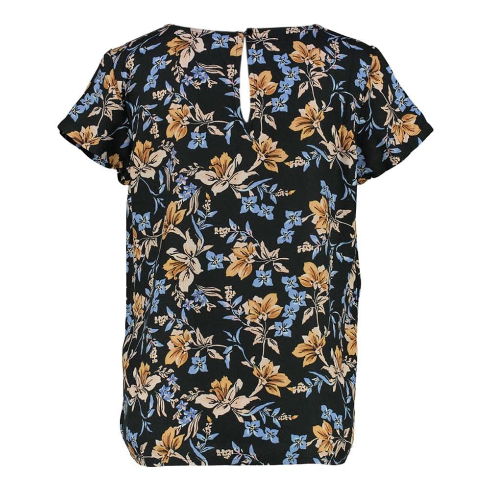 Blouse Noir à fleurs Femme Only Alma 2