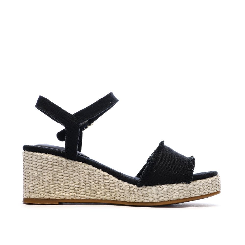 Sandales à Talons Noir Femme Tommy Hilfiger Wedgeee 2