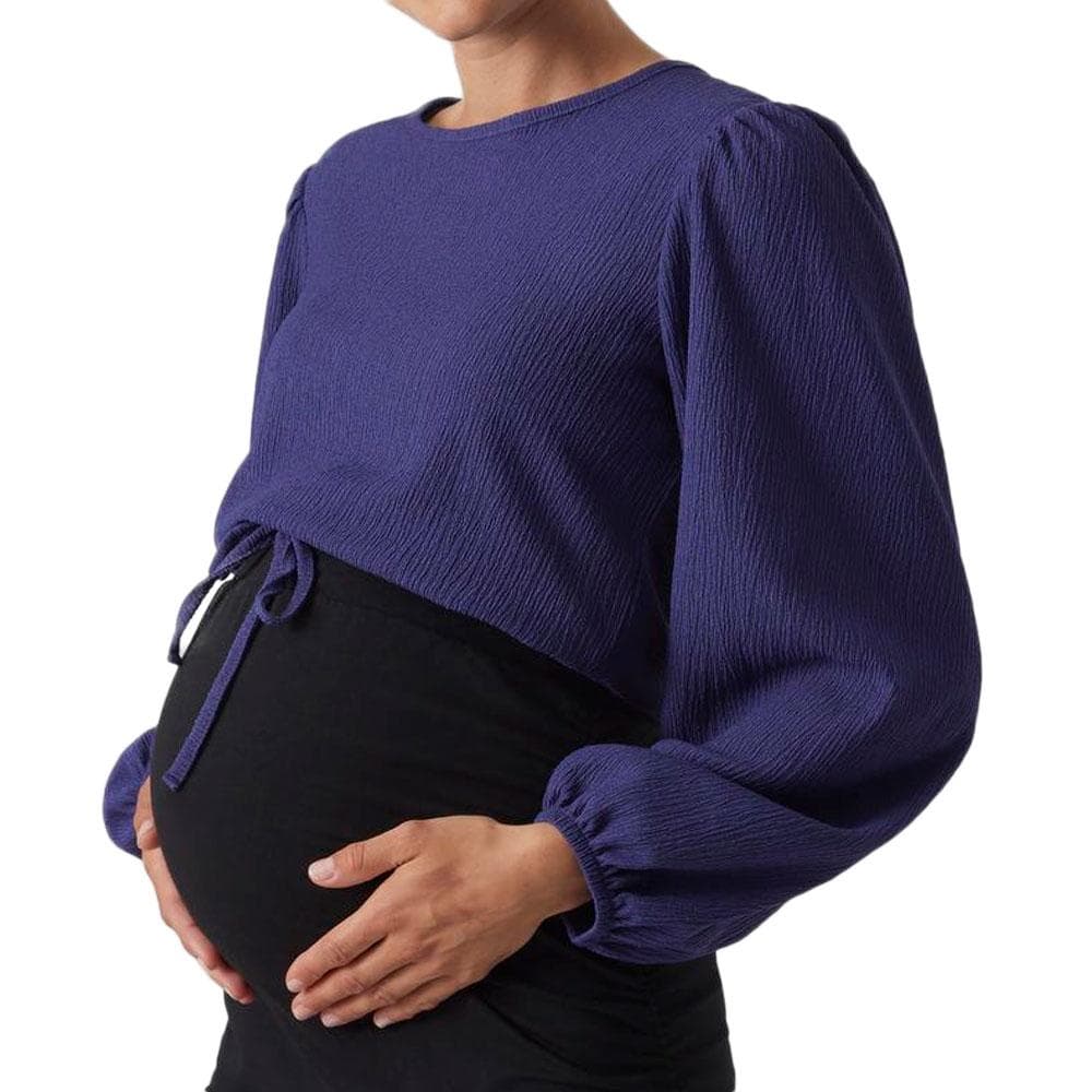 Blouse de Grossesse Marine Femme Mamalicious Aura 1