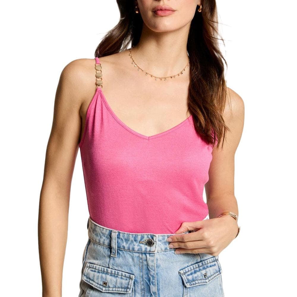 Débardeur Rose Femme Morgan Fantaisie 1