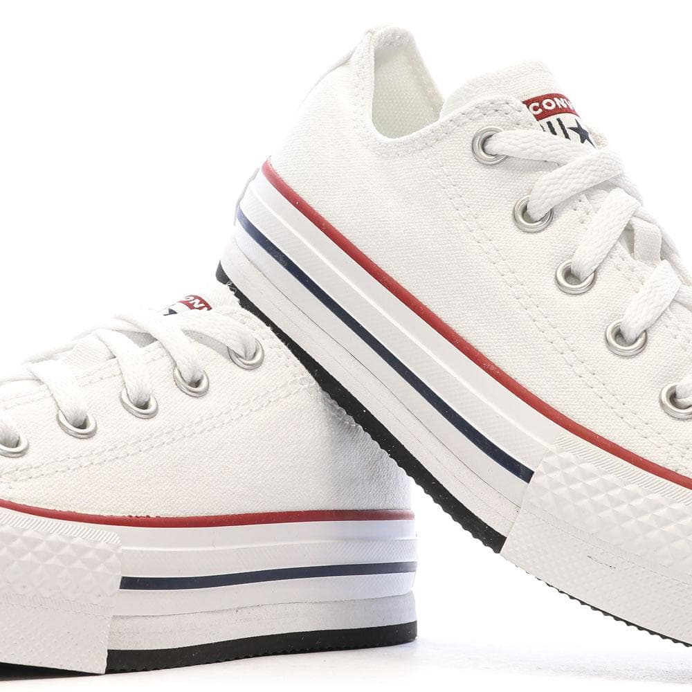 Baskets Blanches Fille Converse All Star Eva 7