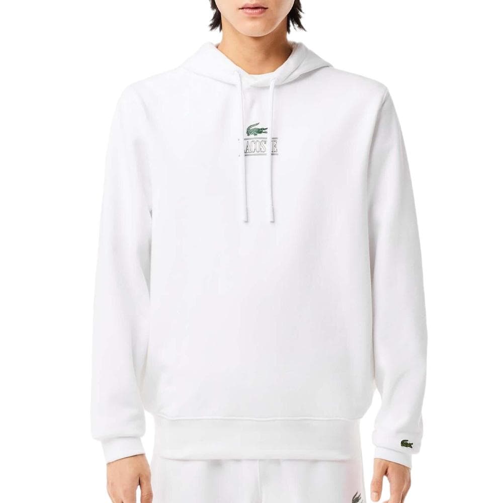Sweat à Capuche Blanc Homme Lacoste SH5643 1