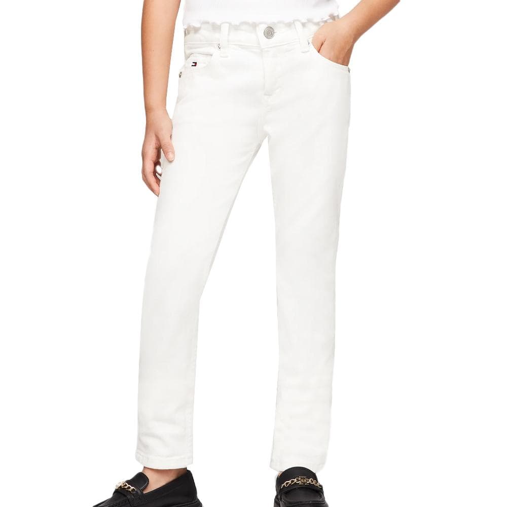 Jean Slim Blanc Fille Tommy Hilfiger Nora 1