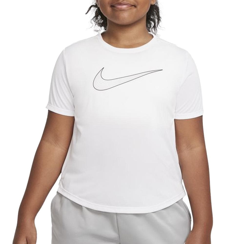 T-shirt Blanc Fille Nike DD7639 1