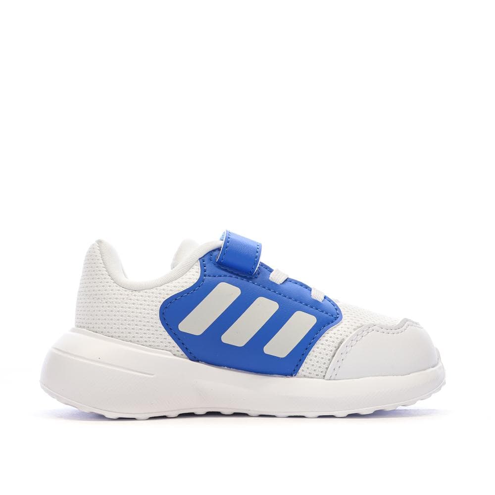 Baskets Blanc/Bleu Garçon Adidas Tensaur Run 3.0 El I 2