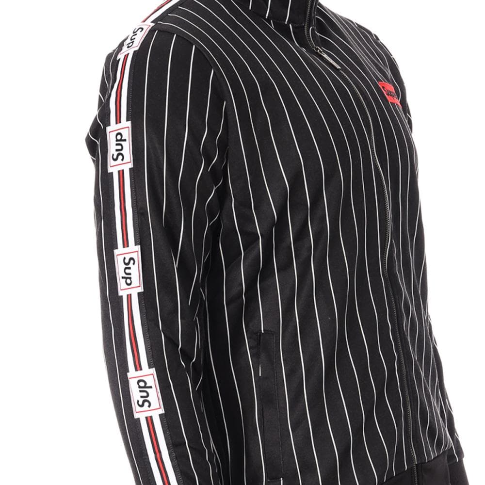 Veste Zippé Noir Homme Supreme Grip STRIPES 3