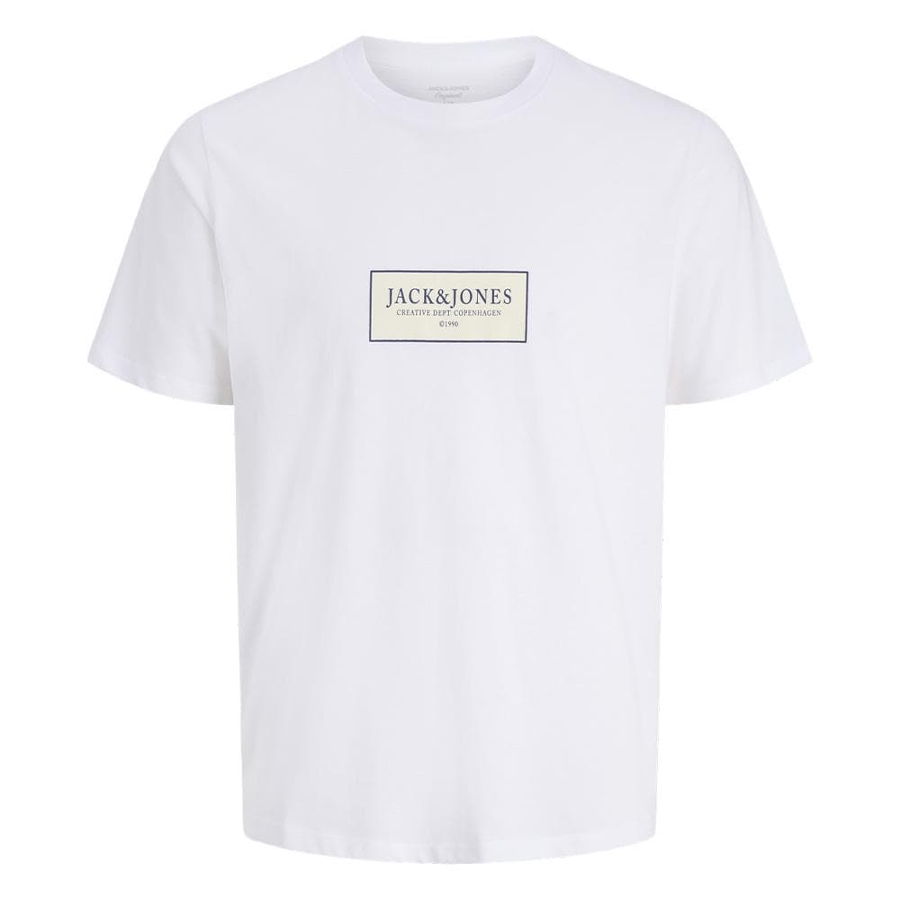 T-Shirt Blanc Homme Jack & Jones Greene 1