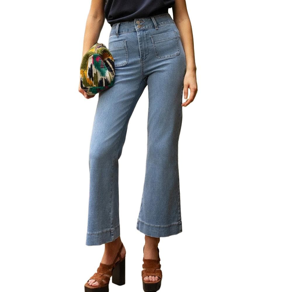 Jean flare Bleu Femme Oraije Elenette 1