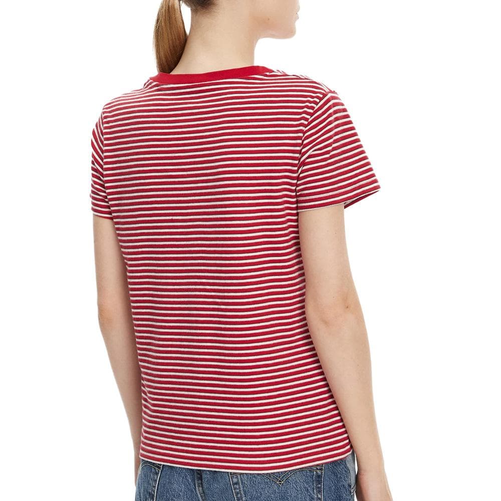 T-shirt Rouge Femme Levi's Perfect Vneck 2
