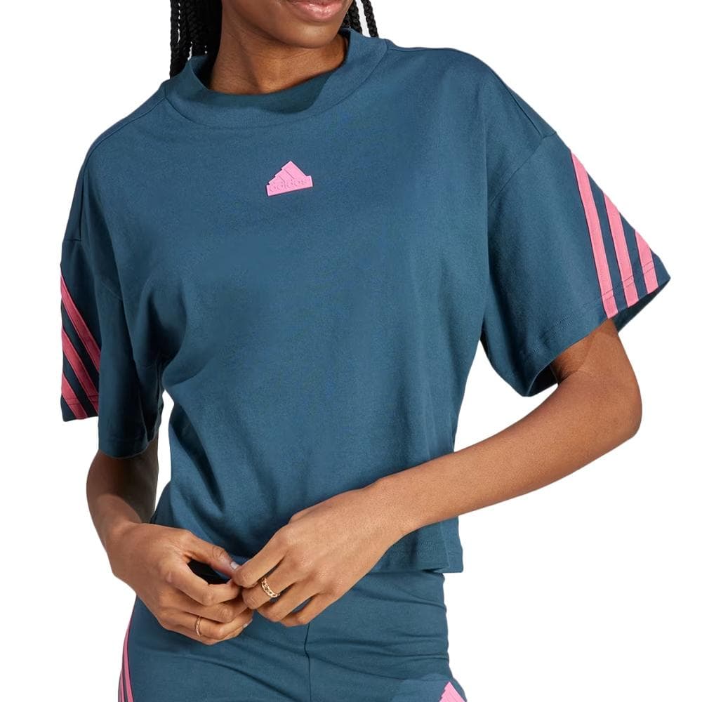 T-shirt Bleu Femme Adidas IL3063 1