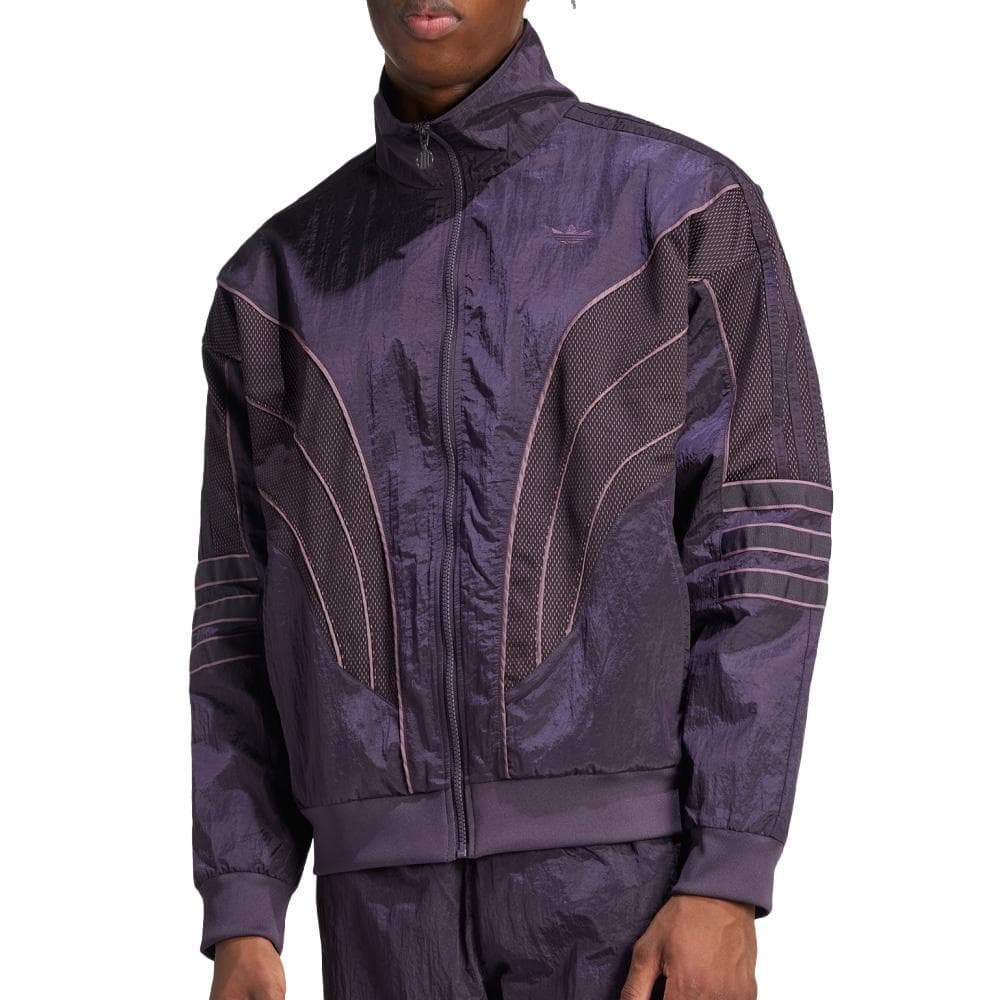 Veste de survêtement Violette Homme Adidas Q4 Atl Stone 1