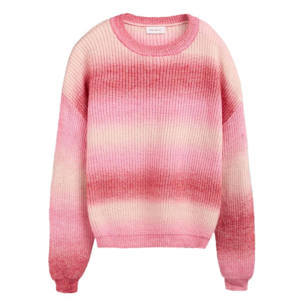 Pull Rose Femme Teddy Smith Stripy 1
