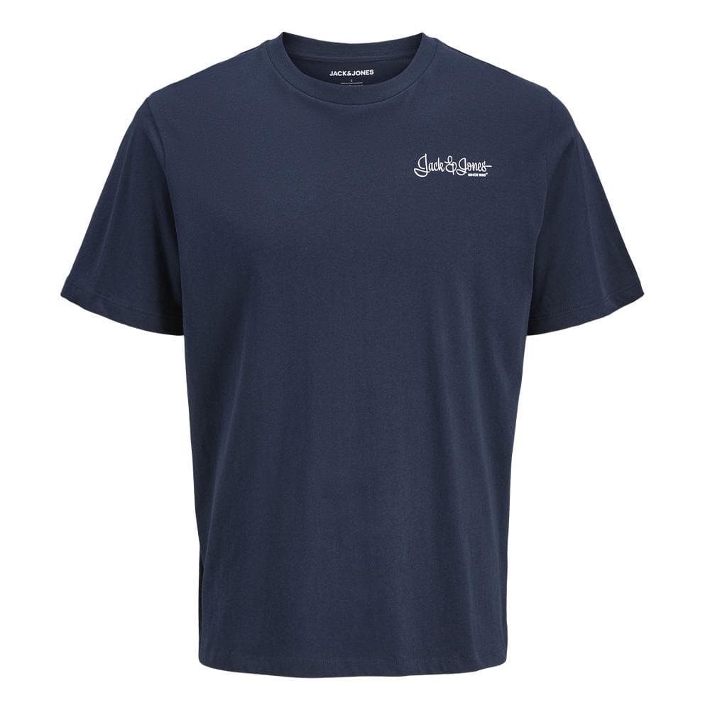 T-Shirt Bleu Foncé Homme Jack & Jones Front 1