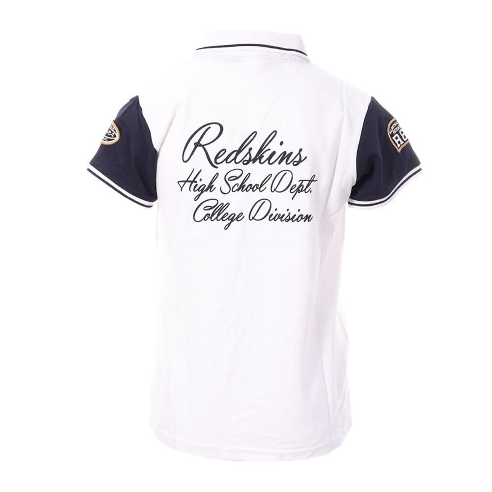 Polo Blanc/Marine Garçon Redskins PO3044 2