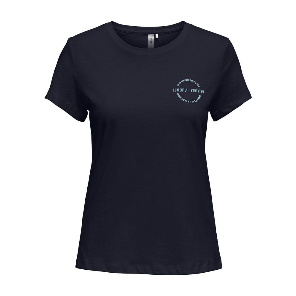 T-shirt Marine Femme Only Pay Life 1