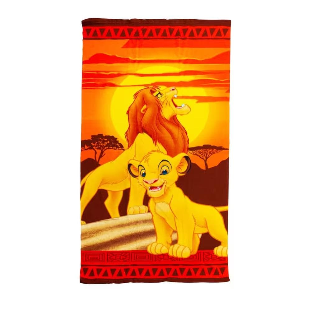 Serviette Jaune/Orange Mixte Sport Zone Roi Lion 1