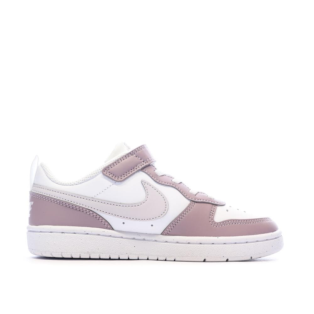 Baskets Gris/Blanc Fille Nike Court Borough Low 2