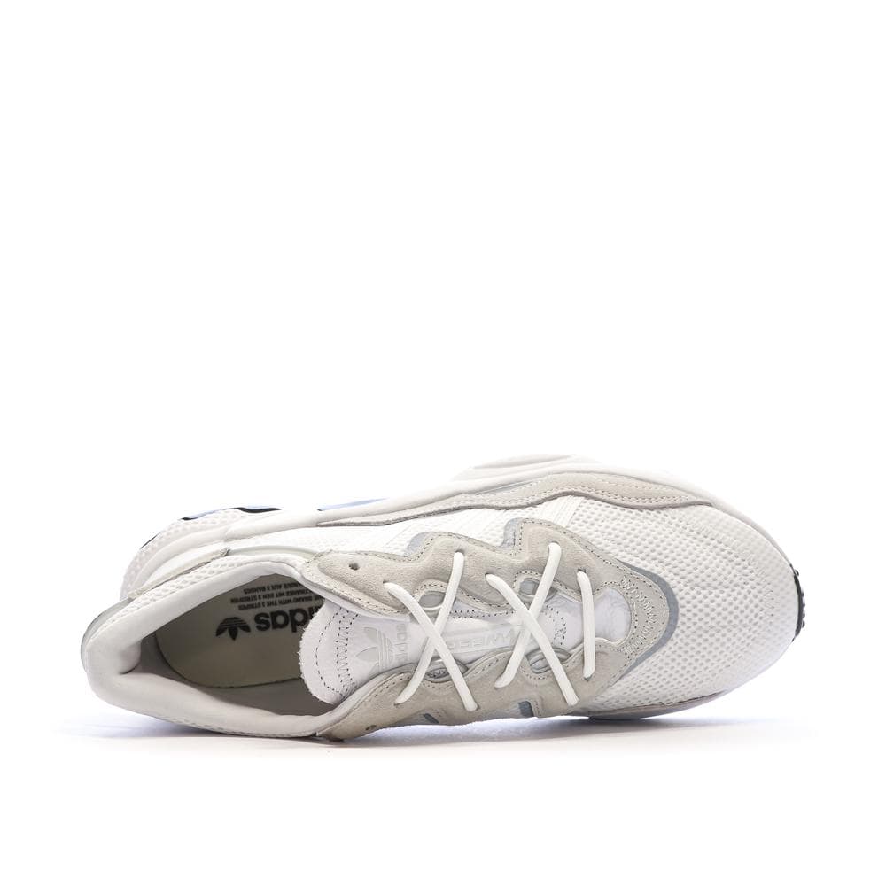 Baskets Blanc/Beige Homme Adidas Ozweego 4