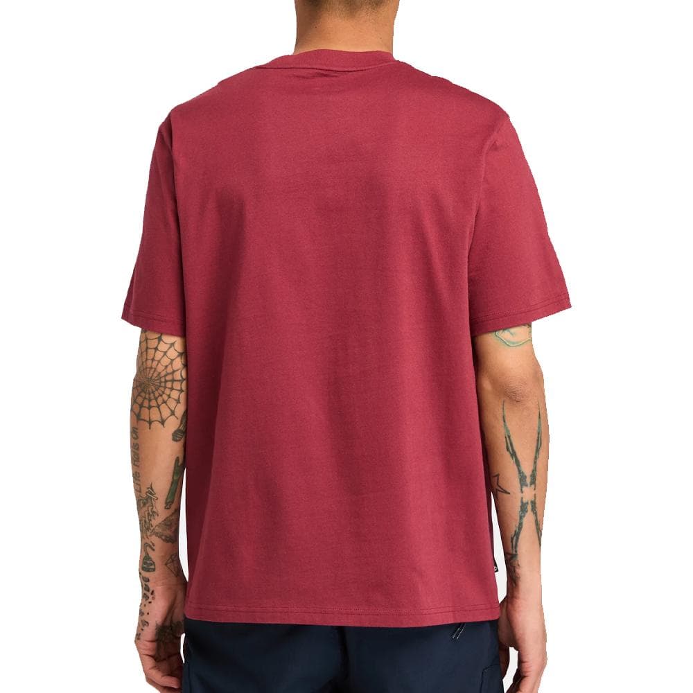 T-Shirt Bordeaux Homme Timberland Sleeve 2