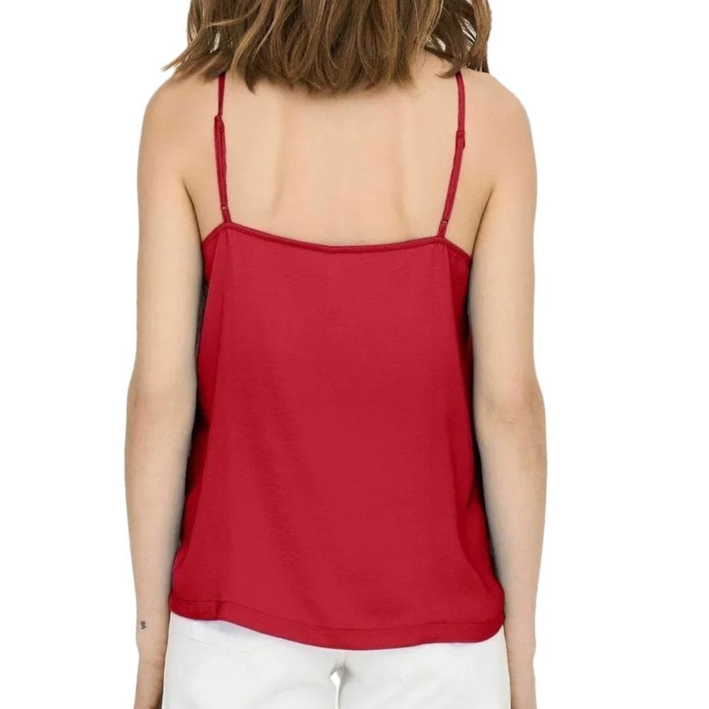 Débardeur Rouge Femme Only Debbie 2