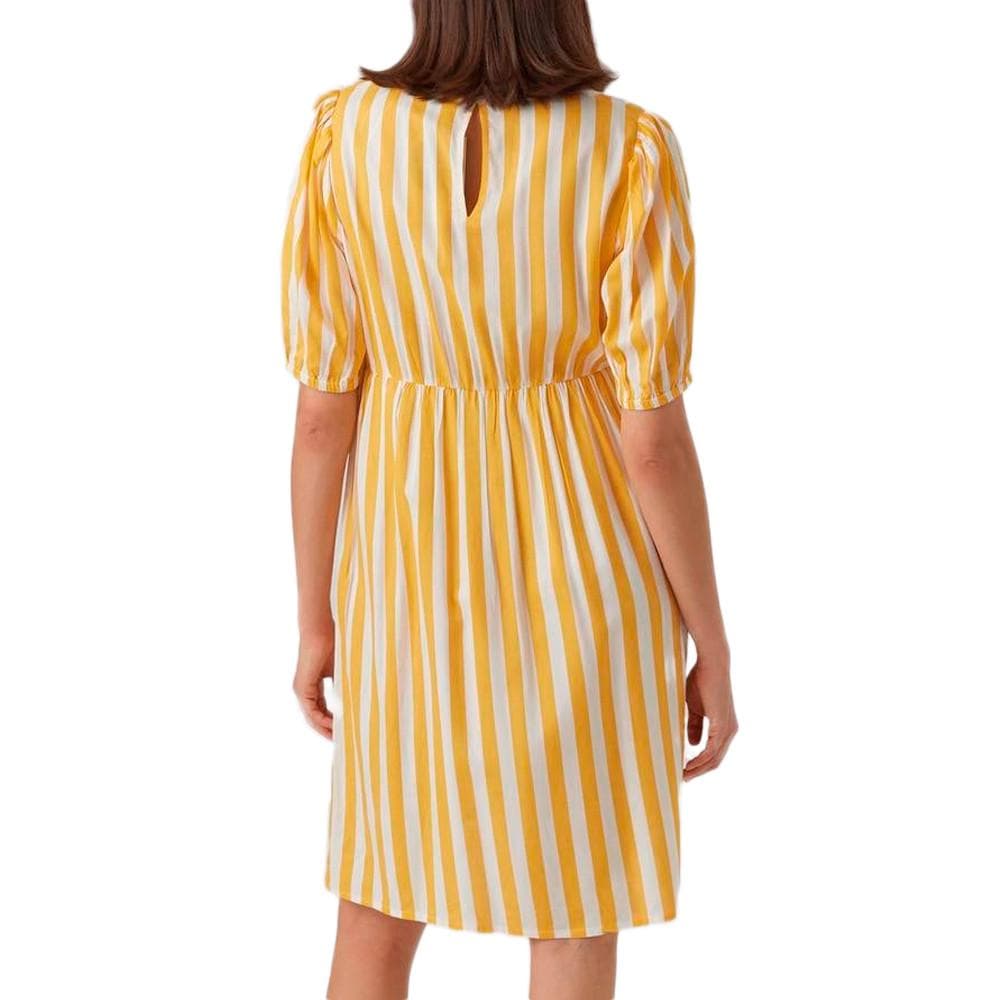 Robe de grossesse Blanche/Jaune Femme Mamalicious Sinem 2