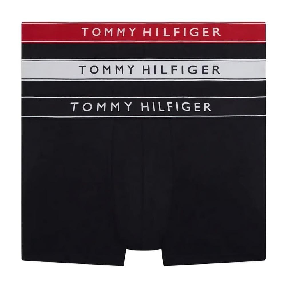 X3 Boxers Noir/Rouge Homme Tommy Hilfiger Trunk 1