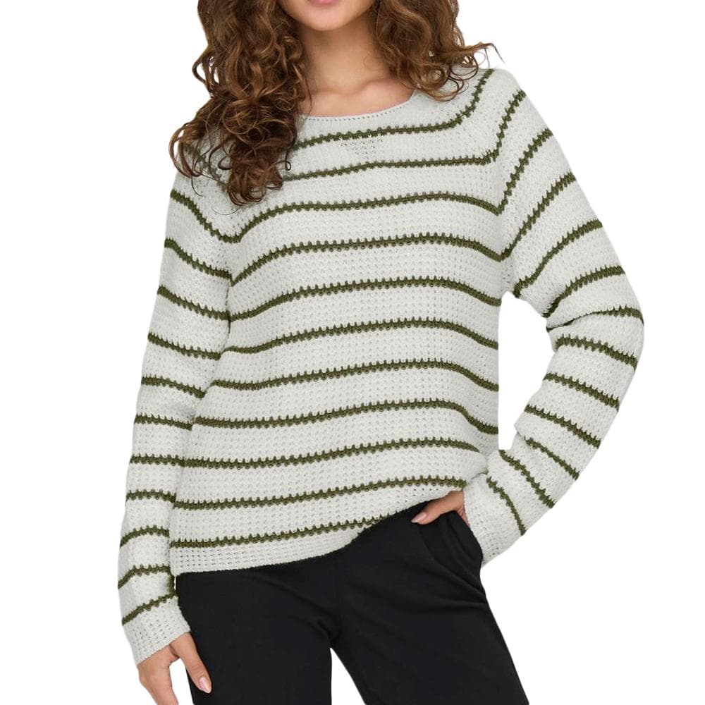 Pull Blanc/Vert Femme JDY Ellen 1