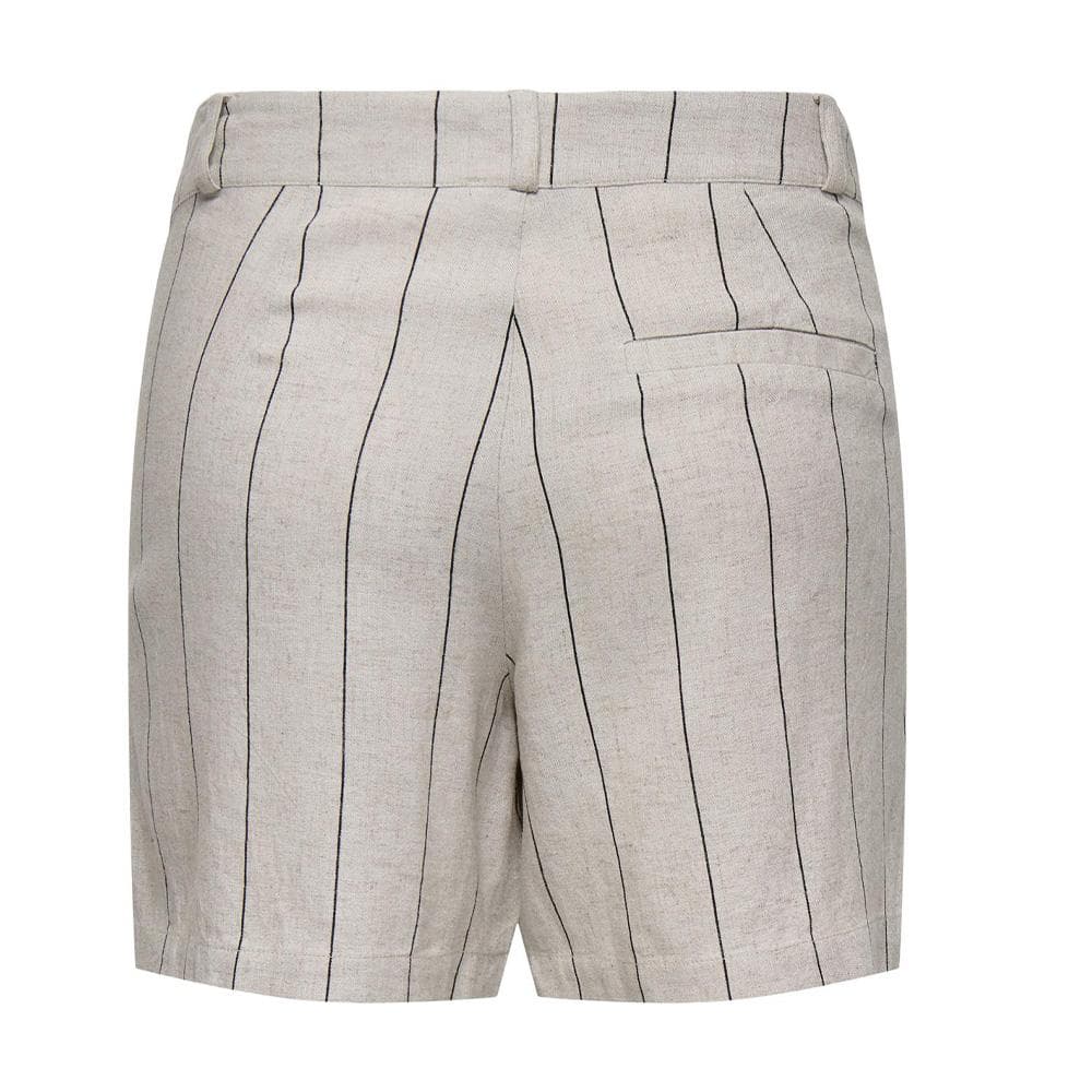 Short Rayée Beige/Gris Femme JDY Milla 2