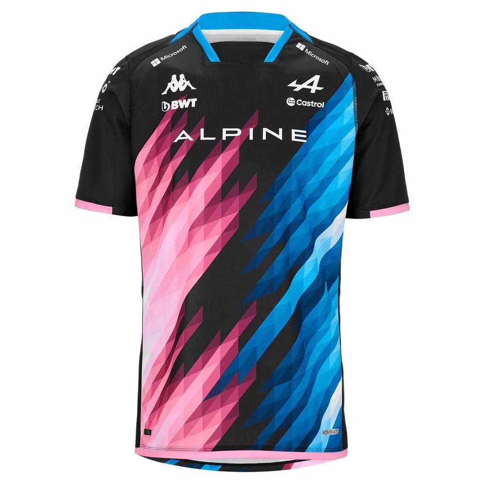 Maillot Noir/Rose/Turquoise Garçon Kappa Kombat 1