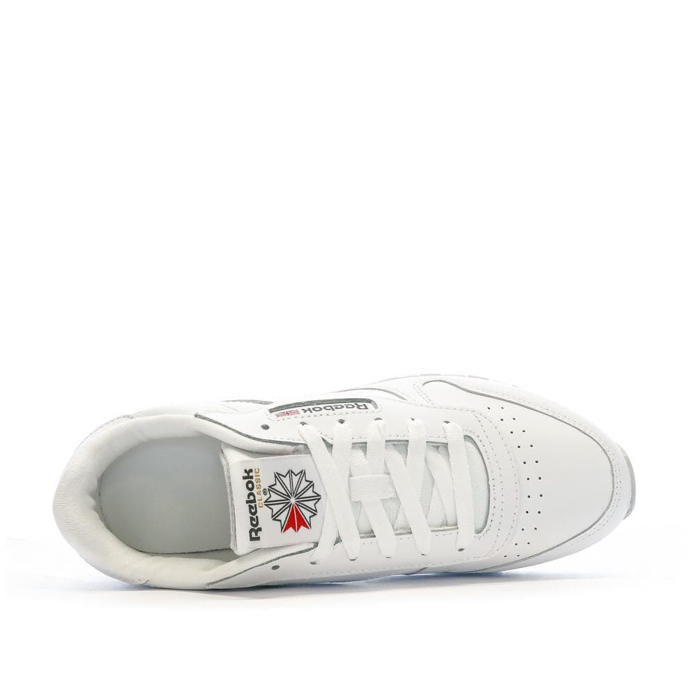 Baskets Blanches Fille Reebok Cl Lthr 4