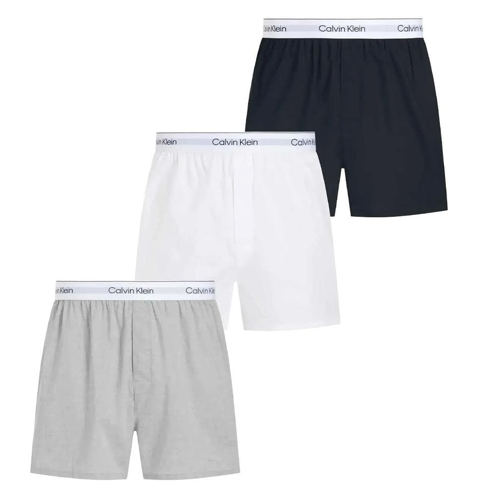 Lot de 3 Boxers Noir/Blanc/Gris Calvin Klein Jeans Slim 1