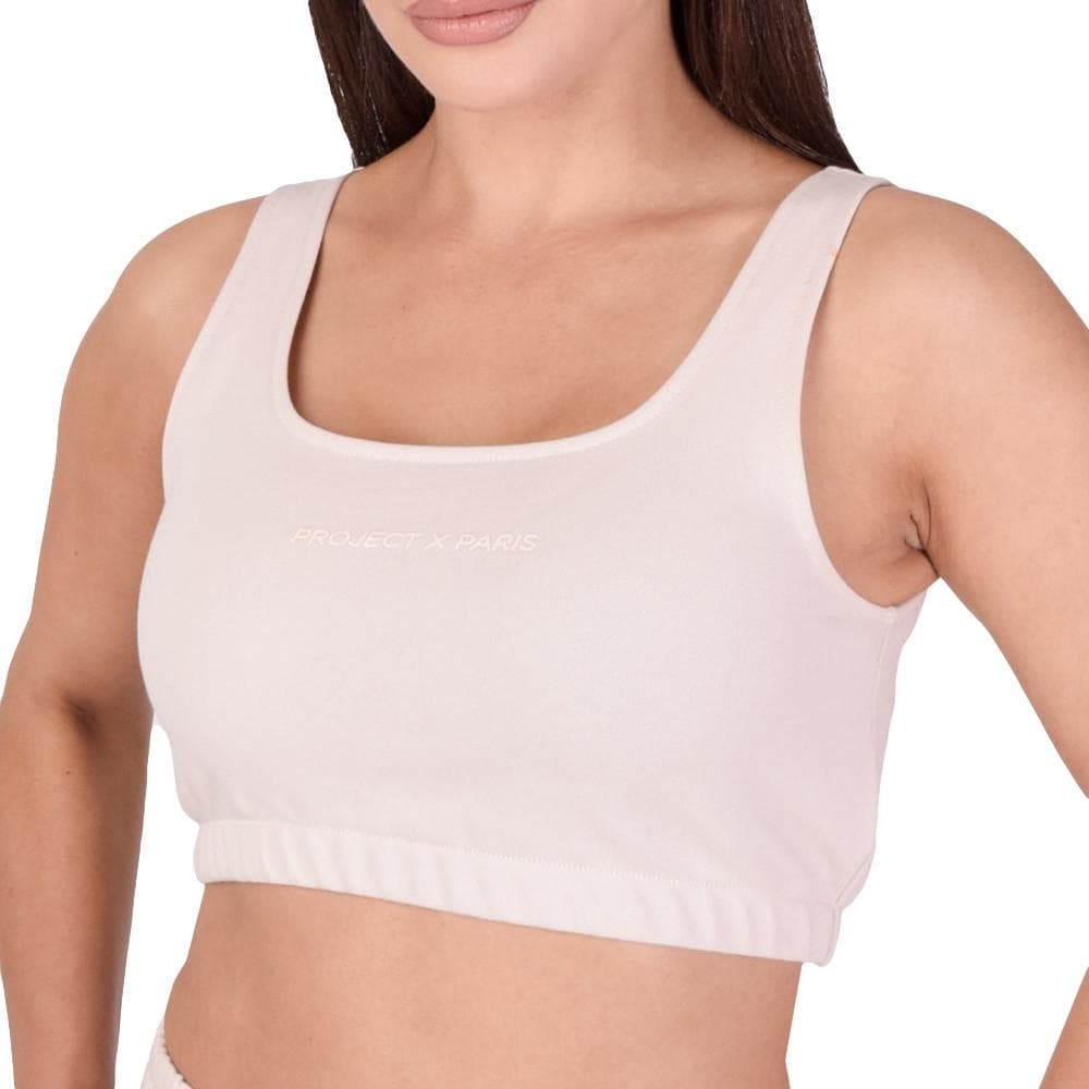 Top Court Beige Femme Project X Paris F211118 1