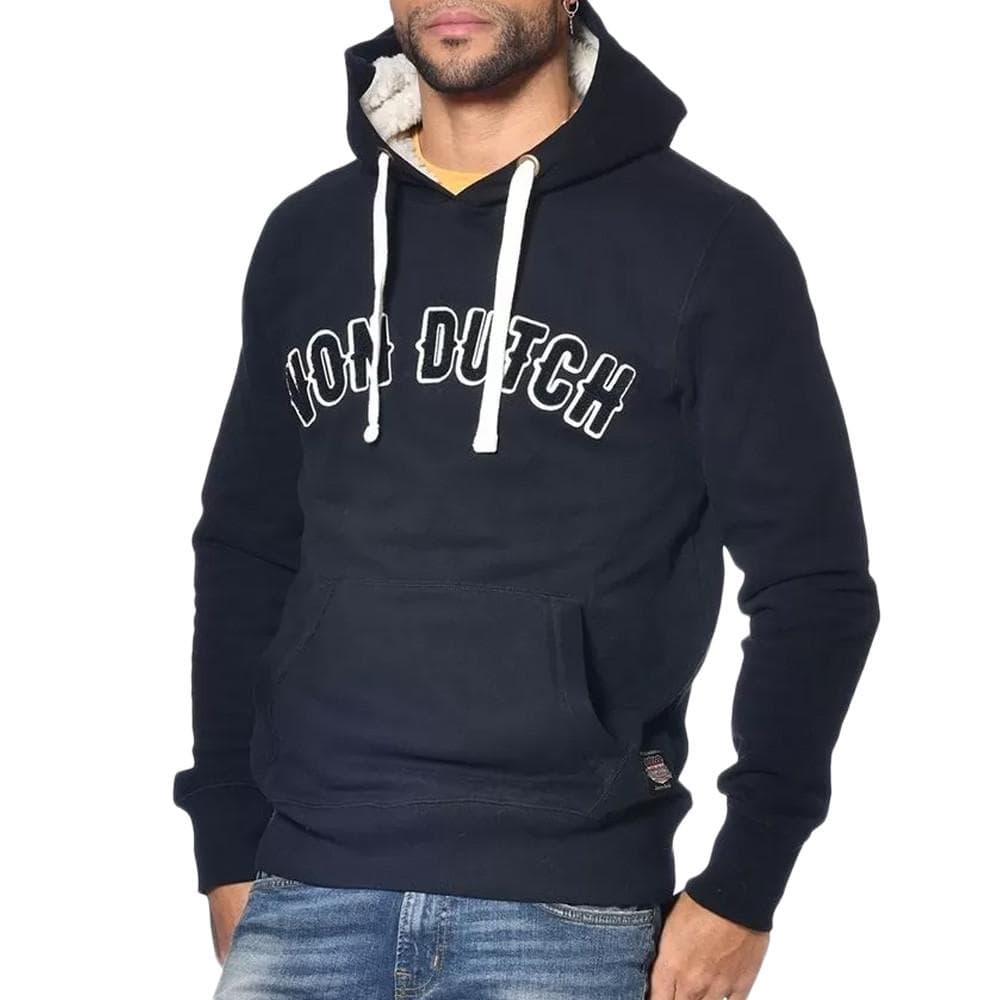 Sweat à Capuche Marine Homme Von Dutch Must 1