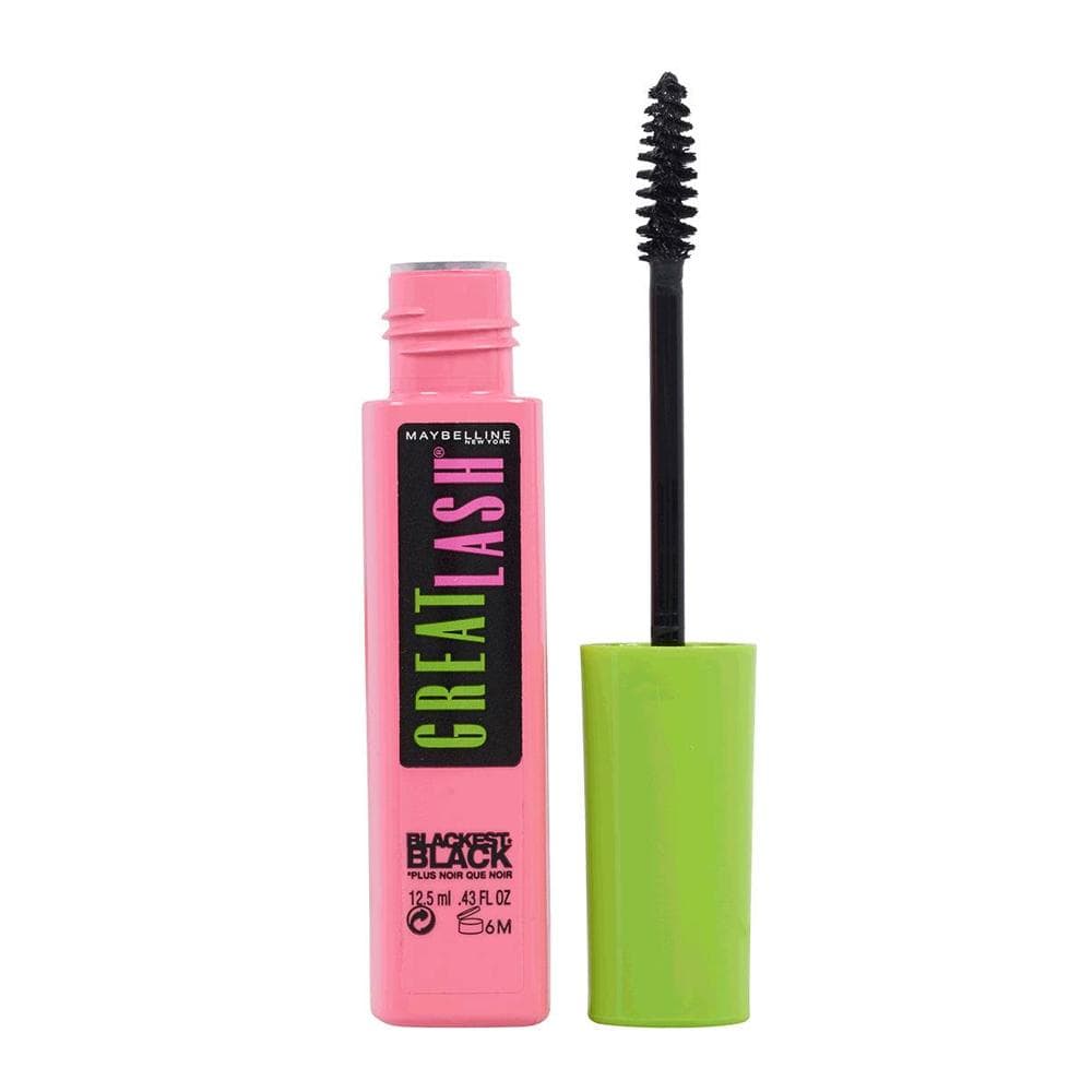 Mascara Noir Gemey Maybelline Great Lash Blackest Black 1