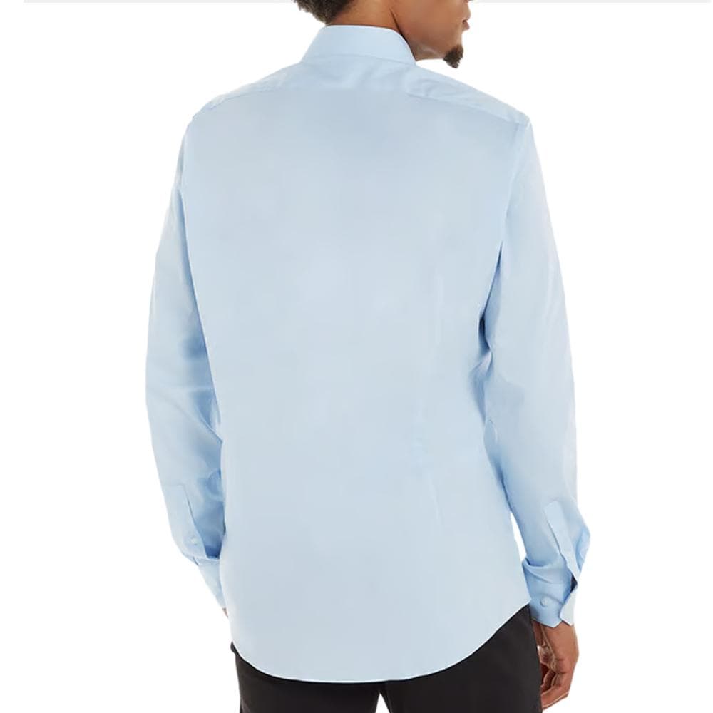 Chemise Bleu Homme Calvin Klein Jeans Poplin Stretch Regul 2