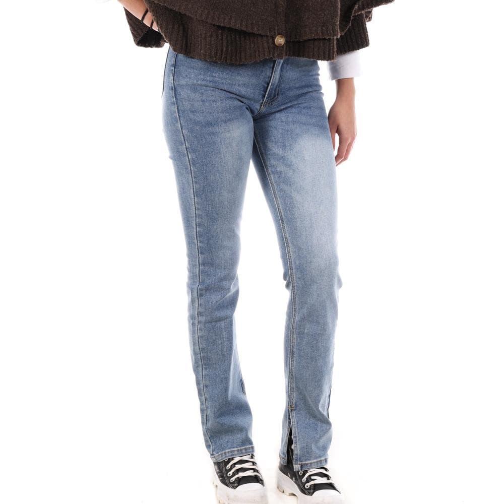 Jean Droit Bleu Femme Monday Premium 2108 1