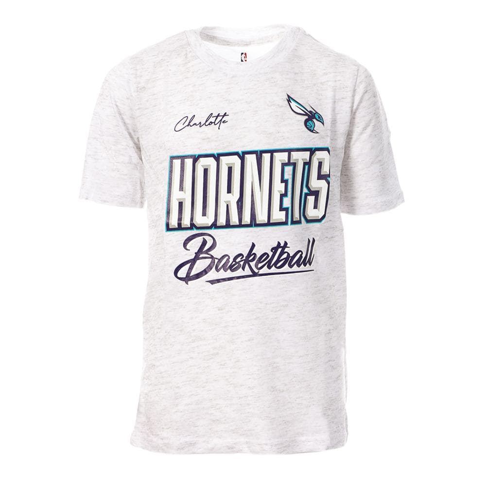 T-shirt Gris/Violet/Bleu Garçon NBA Hornets Charlotte 1