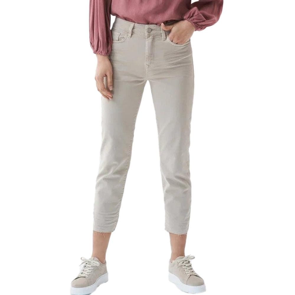 Jean Slim Beige Femme Salsa 125994 1
