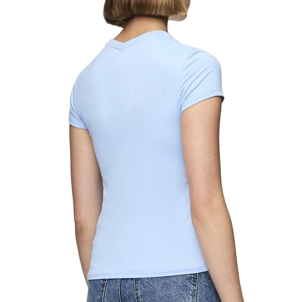 T-Shirt Bleu Femme Pieces Fylla 2