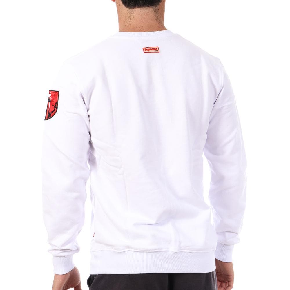 Sweat Blanc Homme Supreme Grip Italy 2