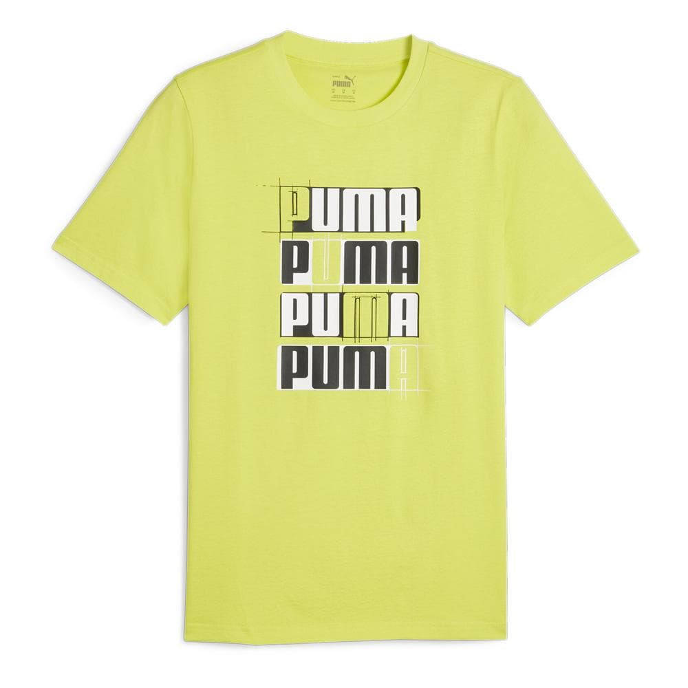 T-shirt Vert Homme Puma Ess+ Logo Lab 1